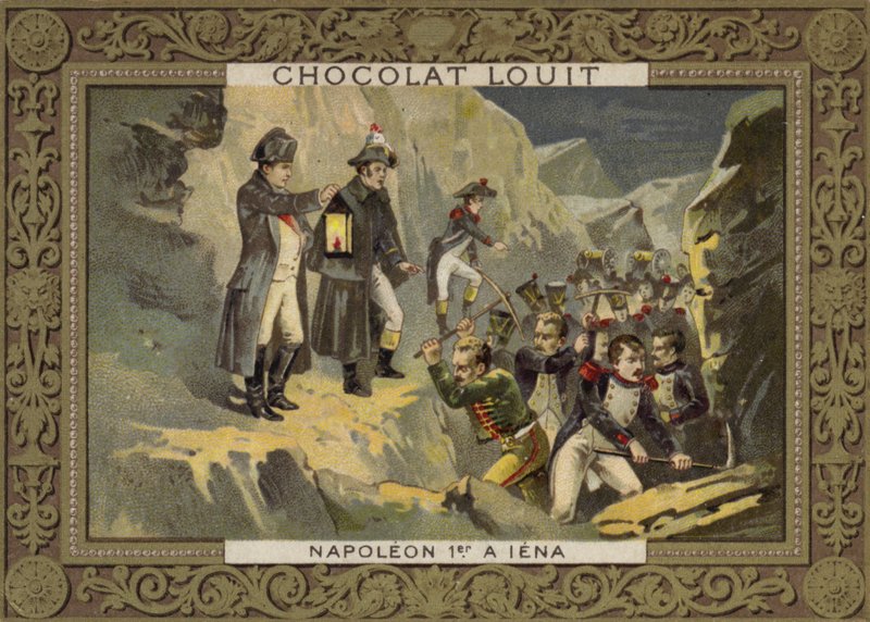 Napóleon a jénai csatában, 1806 alkotó: French School