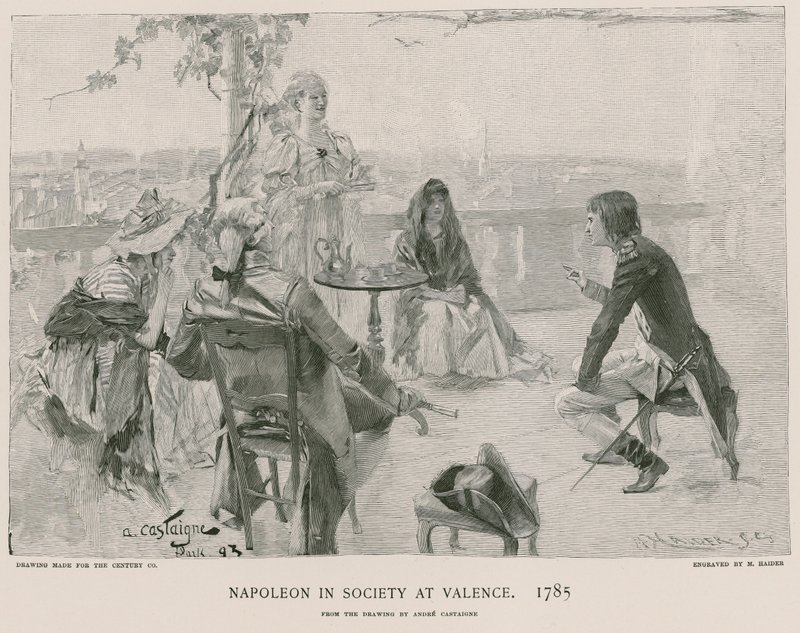 Napóleon a valence-i társadalomban alkotó: French School