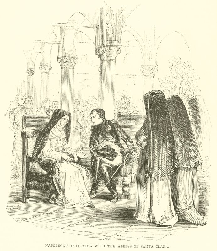 Napóleon interjúja Santa Clara apátnőjével (metszet) alkotó: French School