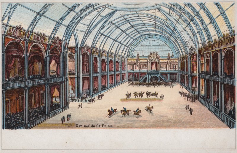 A Grand Palais hajója, egyetemes kiállítás, Párizs alkotó: French School