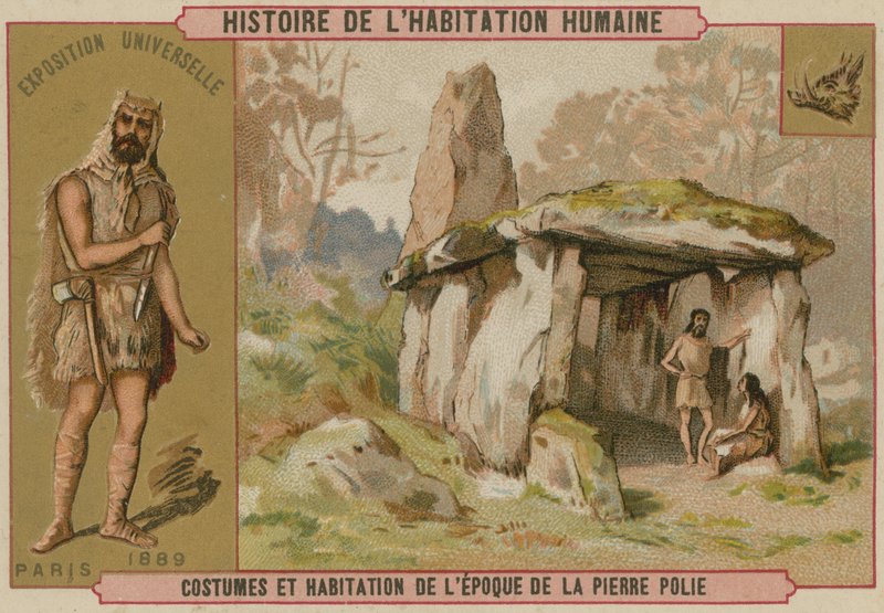 Neolitikus jelmezek és lakások alkotó: French School