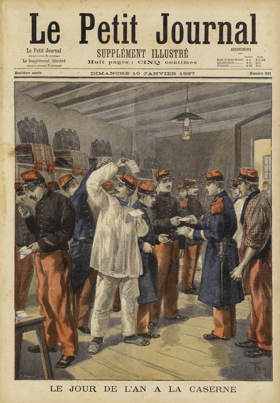 Újév napja egy laktanyában alkotó: French School