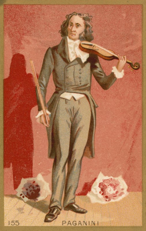Niccolo Paganini olasz hegedűművész és zeneszerző alkotó: French School