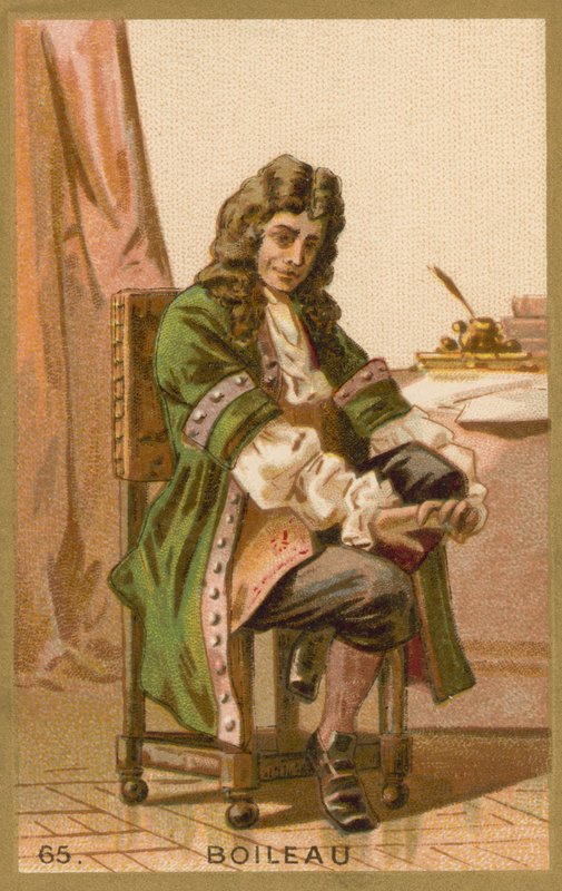 Nicolas Boileau francia költő alkotó: French School