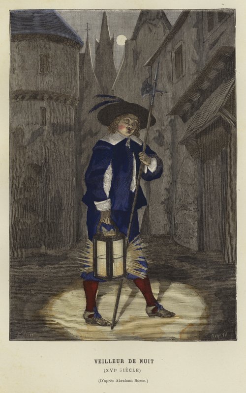 Nightwatchman, 16. század alkotó: French School