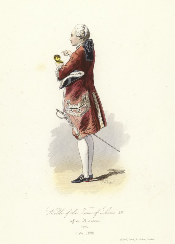 XVI. Lajos francia korabeli nemes alkotó: French School