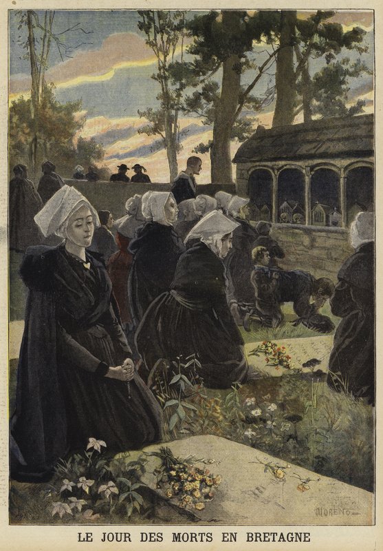 Minden lélek ünnepe Bretagne-ban alkotó: French School