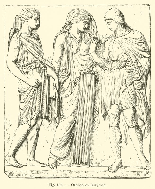 Orphee et Eurydice (metszet) alkotó: French School