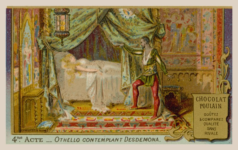 Othello Desdemonán elmélkedik alkotó: French School