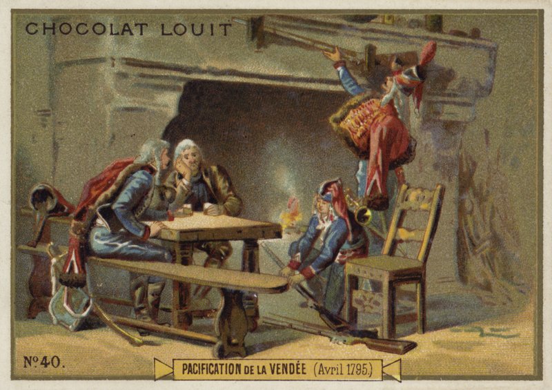 A Vendee kibékítése, francia forradalom, 1795. április alkotó: French School