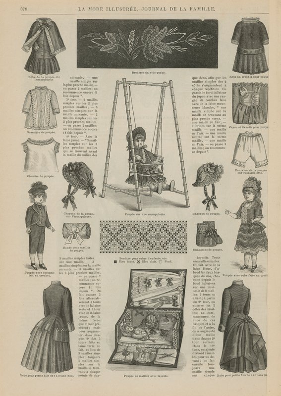 Oldal a La Mode Illustree-től alkotó: French School
