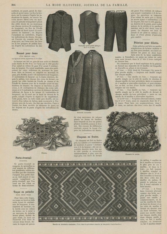 Oldal a La Mode Illustree-től alkotó: French School