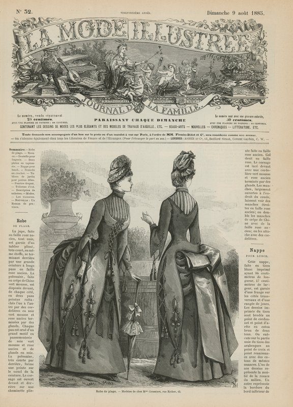Oldal a La Mode Illustree-től alkotó: French School