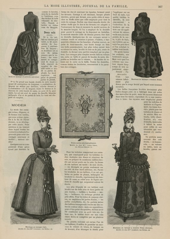 Oldal a La Mode Illustree-től alkotó: French School
