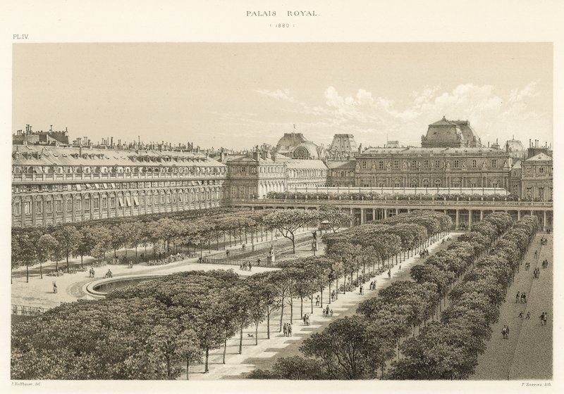 Királyi palota, 1880 alkotó: French School
