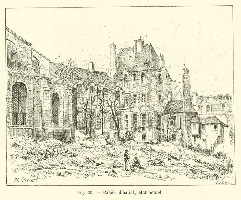 Apátsági palota, jelenlegi állapot alkotó: French School