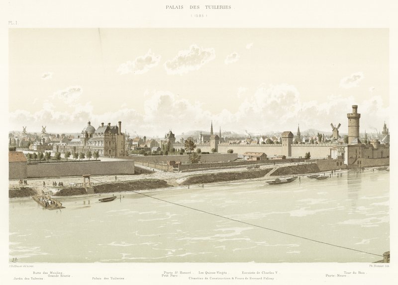Tuileries-palota, 1585 alkotó: French School