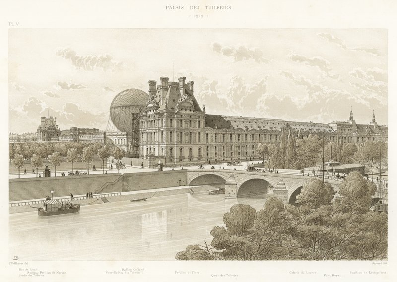 Tuileries-palota, 1879 alkotó: French School