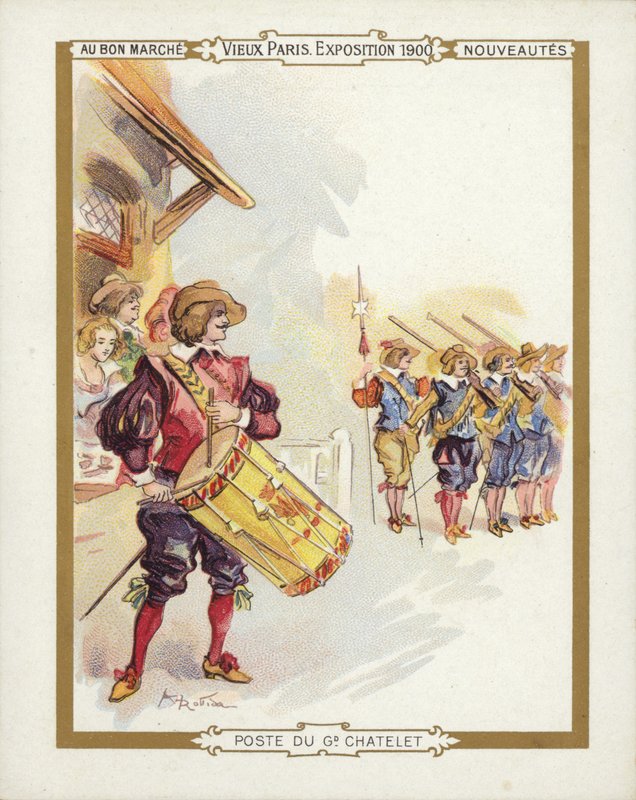 Párizsi Kiállítás 1900, Cavalier dobolás alkotó: French School
