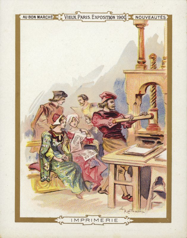 Párizsi Kiállítás 1900, A nyomtató alkotó: French School