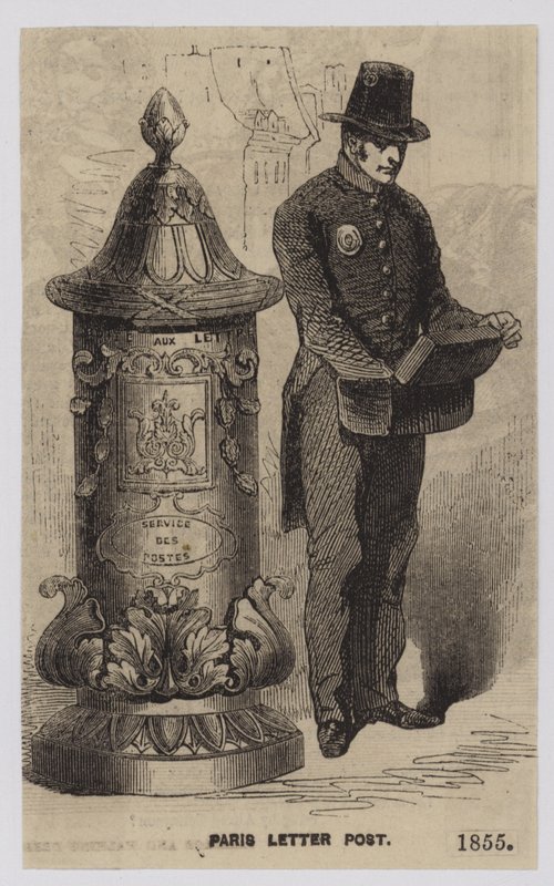 Párizsi Levélposta, 1855 alkotó: French School