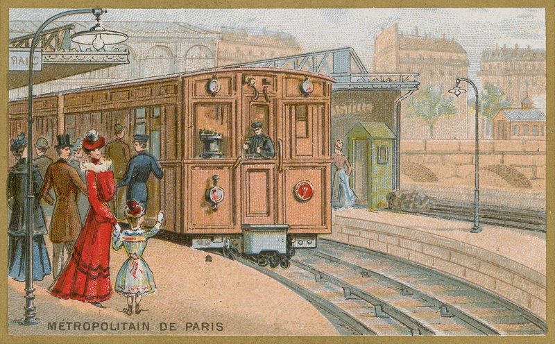 Párizsi metró alkotó: French School