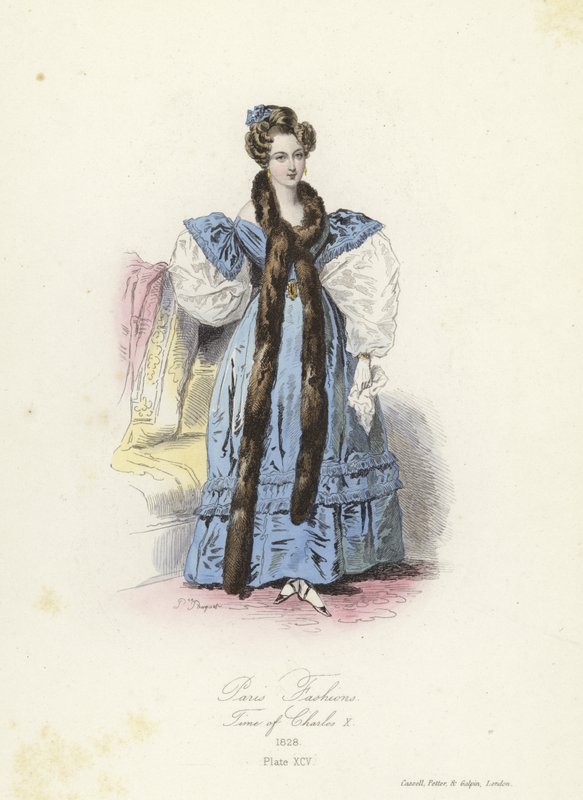 Párizsi divat, X. Károly francia kora alkotó: French School