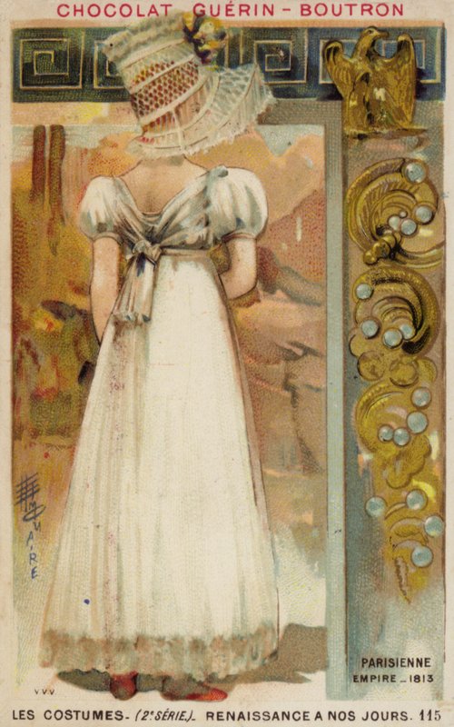 Az első birodalom párizsi divatja, 1813 alkotó: French School