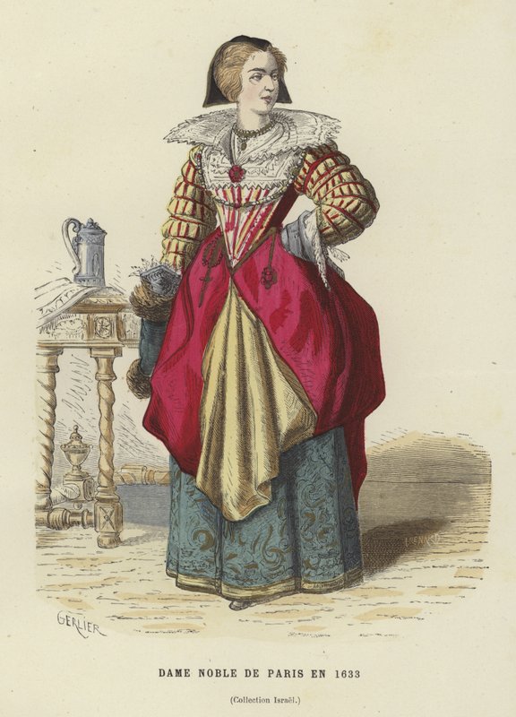 párizsi nemesasszony, 1633 alkotó: French School