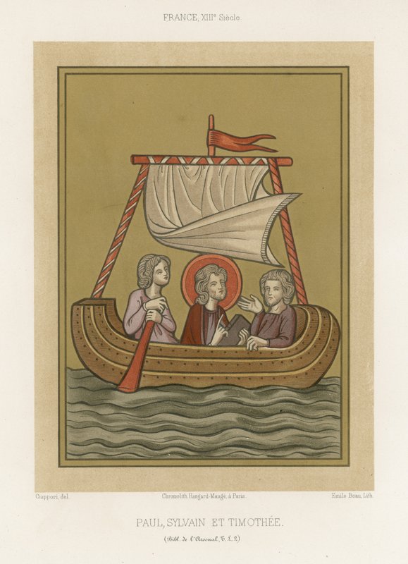 Pál, Silas és Timóteus alkotó: French School