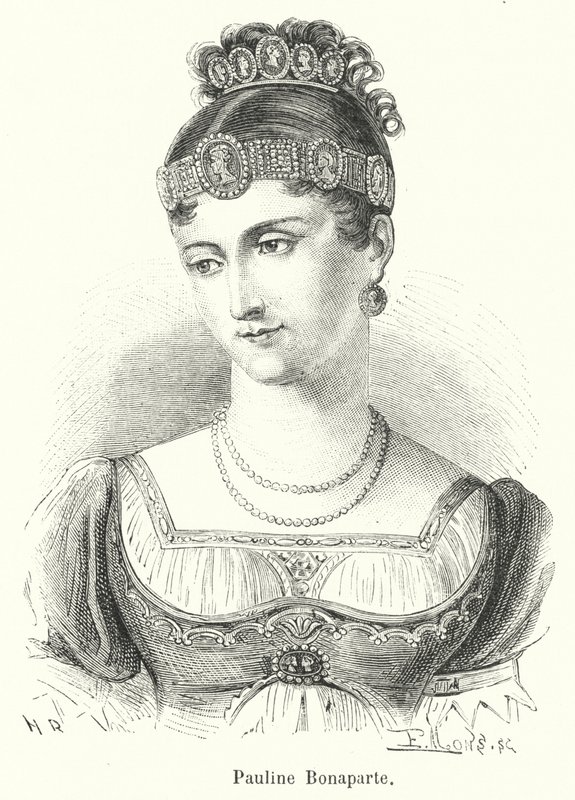 Pauline Bonaparte (metszet) alkotó: French School