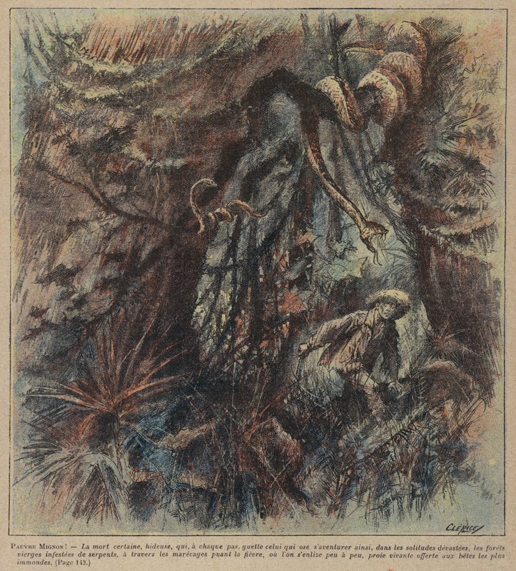 Pauvre Mignon, Edmond Ladoucette (színes litográfia) alkotó: French School