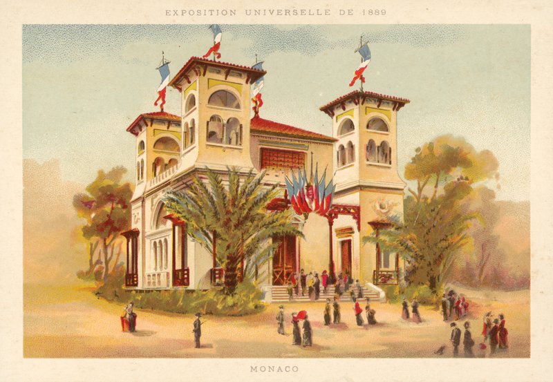Monacói pavilon, 1889-es egyetemes kiállítás, Párizs alkotó: French School