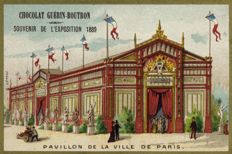 Párizs város pavilonja (chromolitho) alkotó: French School