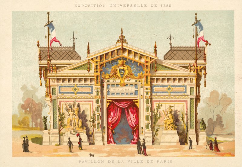Párizs város pavilonja, Exposition Universelle 1889, Párizs alkotó: French School