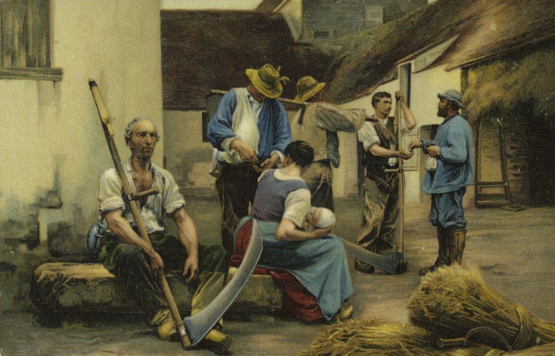 Fizetni a betakarítóknak alkotó: French School