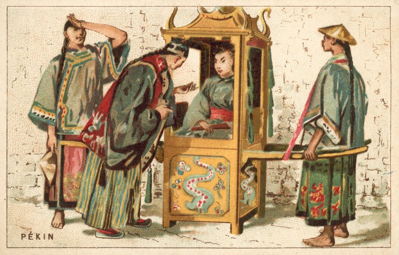Peking (chromolitho) alkotó: French School