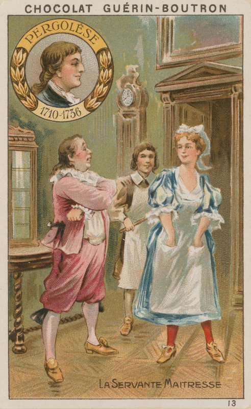 Pergolese, A szolgálólány alkotó: French School
