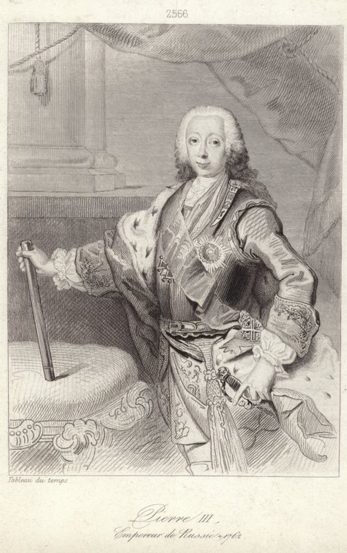 Oroszország III. Péter alkotó: French School