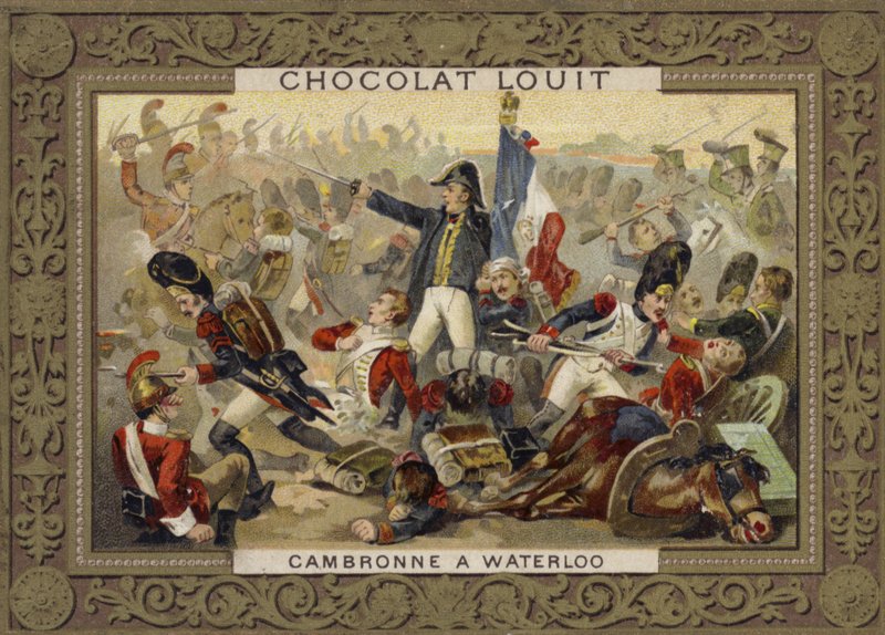 Pierre Cambronne francia tábornok a waterlooi csatában, 1815 alkotó: French School