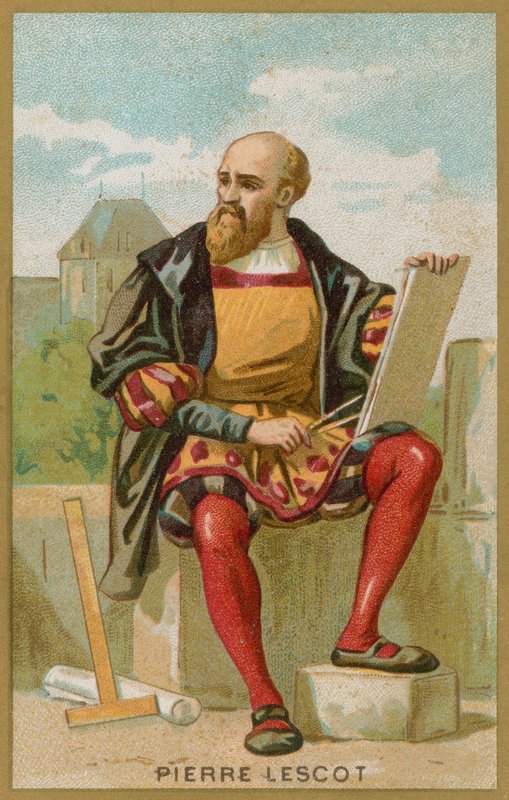 Pierre Lescot (chromolitho) alkotó: French School