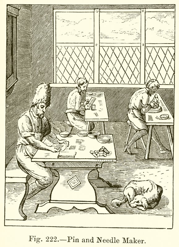 Tű és tű készítő alkotó: French School
