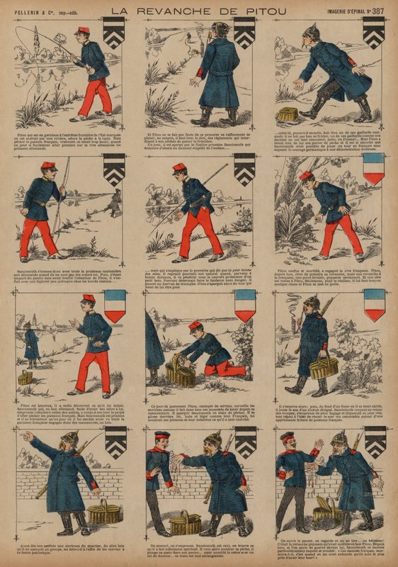 Pitou bosszúja (színes metszet) alkotó: French School