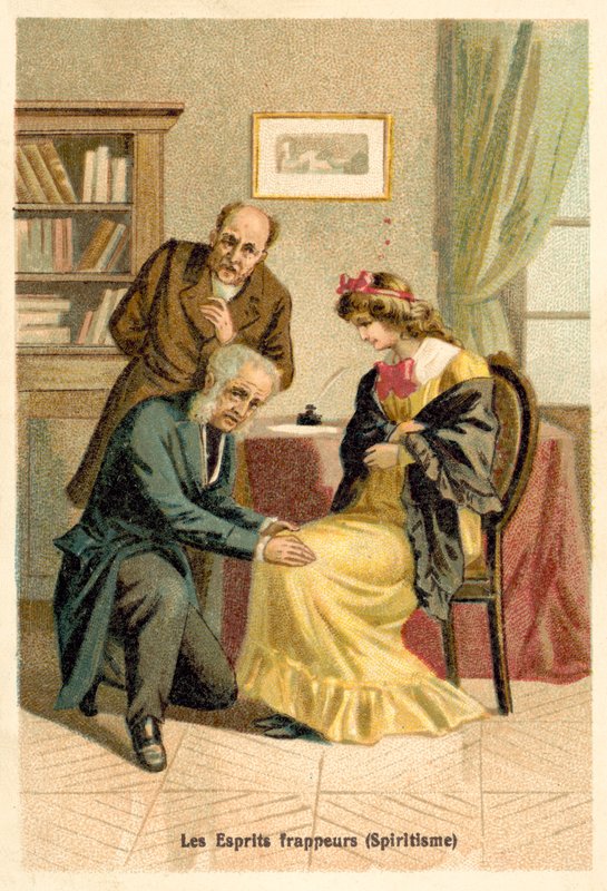 Poltergeisták (spiritizmus) (chromolitho) alkotó: French School