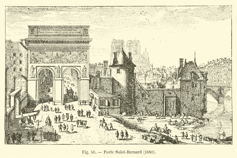 Szent Bernát kapu, 1680 alkotó: French School