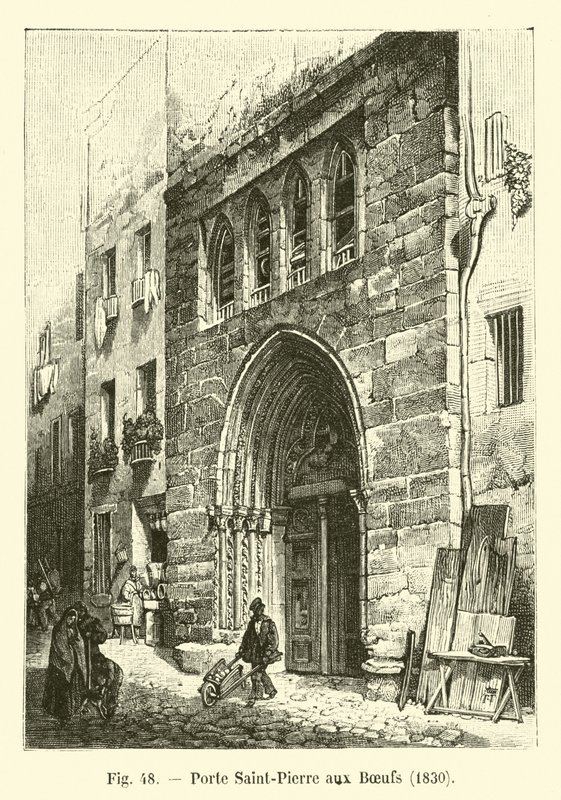 Szent Péter-kapu ökrökkel, 1830 alkotó: French School