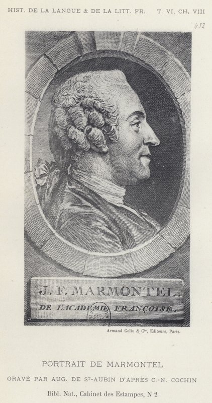 Marmontel portréja (litho) alkotó: French School