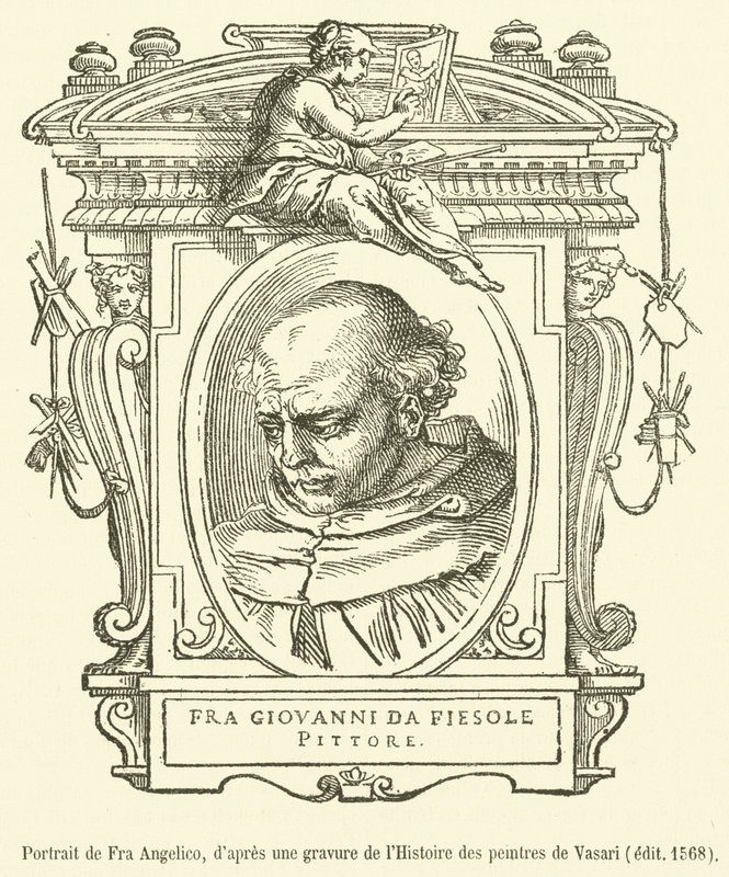 Fra Angelico portréja (metszet) alkotó: French School