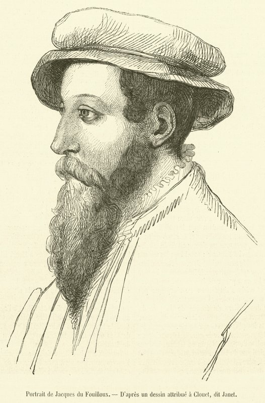 Jacques du Fouilloux portréja (metszet) alkotó: French School