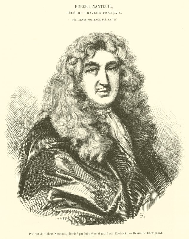 Robert Nanteuil portréja (metszet) alkotó: French School